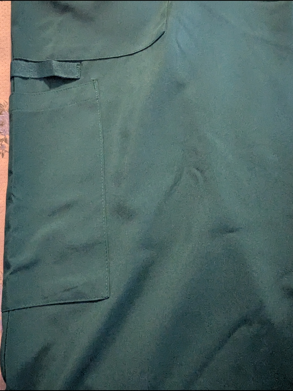 Dickies Teal Green Elastic Waist Scrub Pants